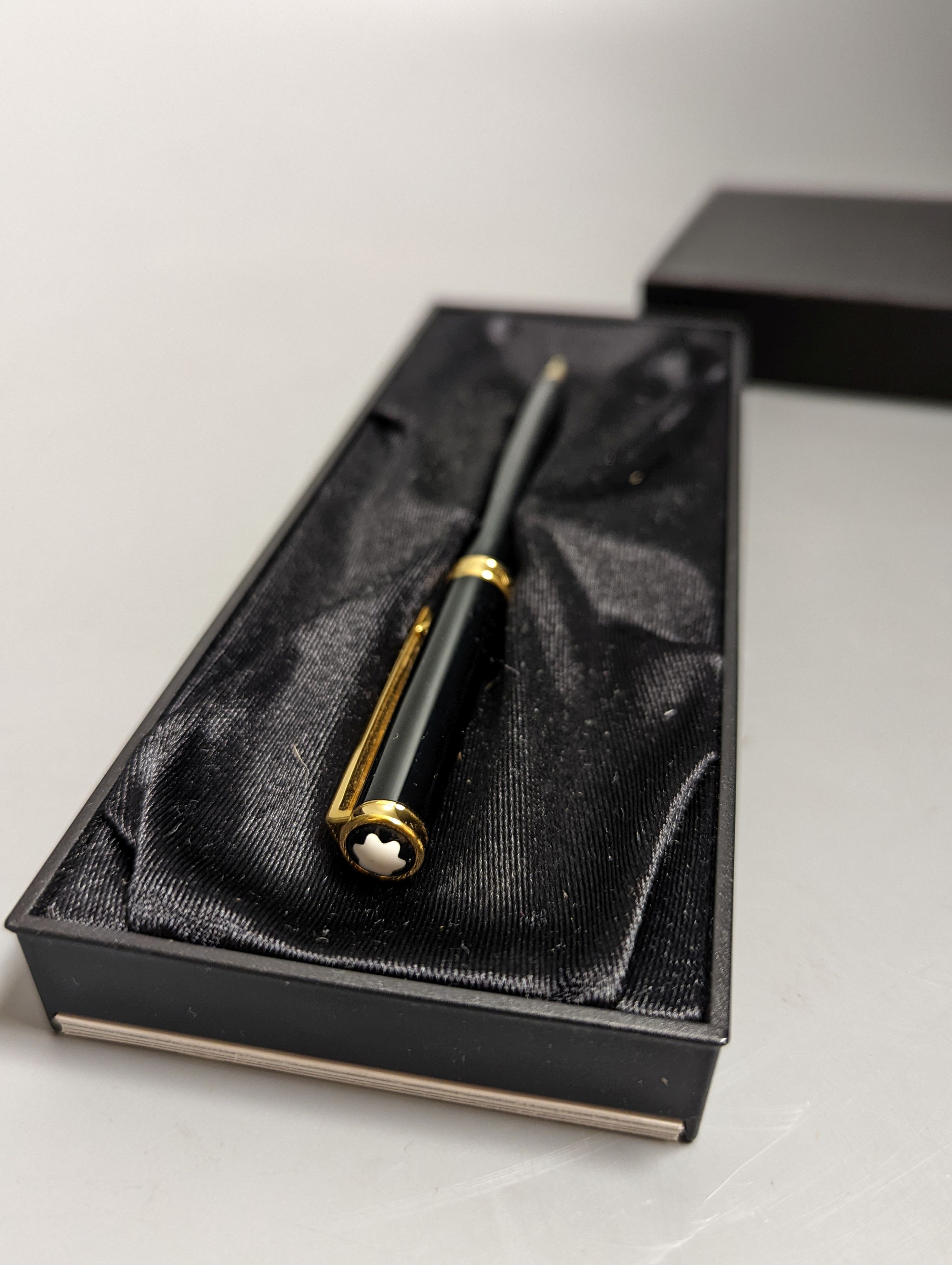 Two Montblanc ballpoint pens, boxed